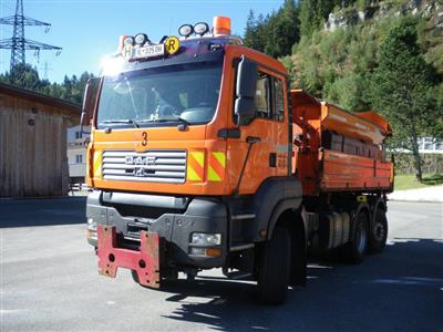 LKW "ÖAF TGA 28.360 6 x 4-4 BL" mit Aufsatzstreuer "Schmidt Stratos 70", - Fahrzeuge und Technik ASFINAG & Land Vorarlberg