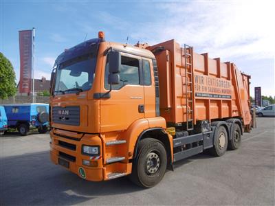LKW (Müllwagen) "MAN TGA 28.350 6 x 2-4 BL Automatik (Euro 3)", - Fahrzeuge & Technik