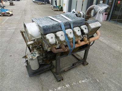 10 Zylinder-Motor "Tatra", - Macchine e apparecchi tecnici