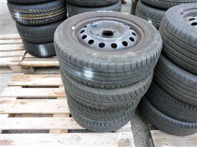 4 Reifen "Dunlop" / "Nokian", - Fahrzeuge und Technik