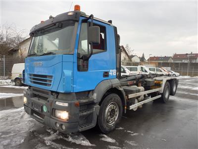 LKW "Iveco Stralis AD 260S40 Y/PT" mit Hakengerät "Multilift", - Cars and vehicles