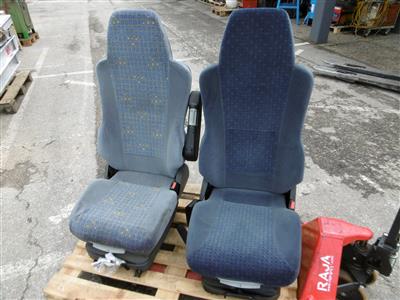 2 LKW-Sitze, - Macchine e apparecchi tecnici