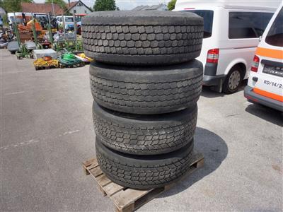 4 Reifen auf Felgen, - Cars and vehicles
