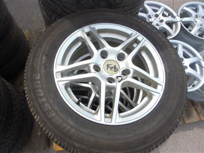 4 Reifen "Bridgestone B250" auf Alufelgen, - Cars and vehicles