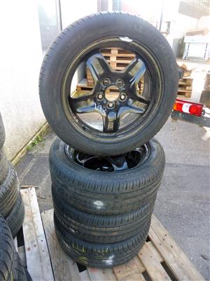 4 Reifen "Michelin" auf Stahlfelgen - Motorová vozidla a technika