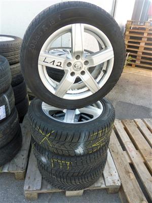 4 Reifen "Semperit, Pirelli" auf Alufelgen - Cars and vehicles