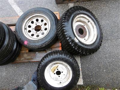 Konvolut Reifen mit Felgen, - Fahrzeuge und Technik
