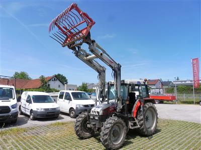 Zugmaschine (Traktor) "Steyr 975A" mit Frontlader, - Cars and vehicles