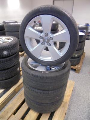 4 Alufelgen auf Reifen "Pirelli Cinturato P7", - Fahrzeuge und Technik