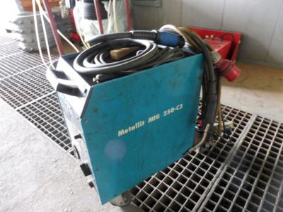 Schutzgasschweißgerät "Metallit MIG 250-C2", - Motorová vozidla a technika