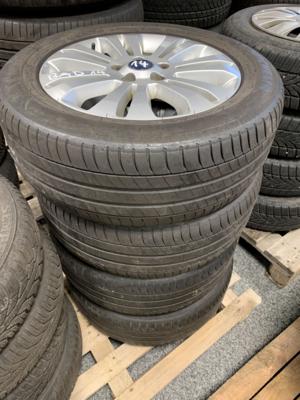 4 Reifen "Michelin" mit Felgen, - Fahrzeuge und Technik