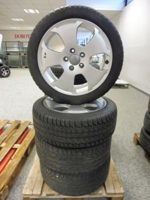 4 Reifen "Kleber / Dunlop" auf Alufelgen, - Macchine e apparecchi tecnici