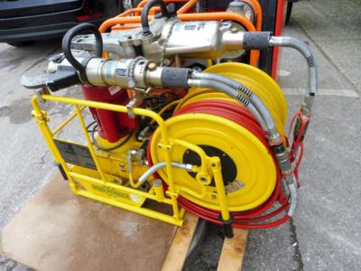 Hydraulisches Rettungsgerät "Weber-Hydraulik E 45 L", - Fahrzeuge und Technik