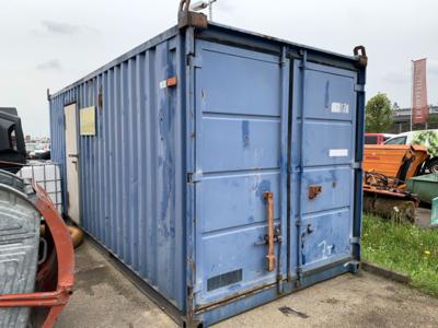 Lagercontainer 20 Fuß mit Hydraulik-Aggregat, - Fahrzeuge und Technik