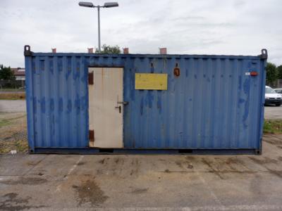 Lagercontainer 20 Fuß mit Hydraulik-Aggregat, - Fahrzeuge und Technik