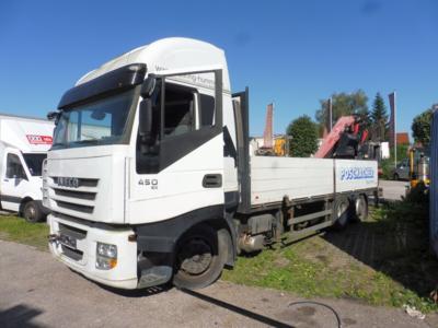 LKW "Iveco Stralis 450 AS260S45Y (Euro 5)" mit Heckladekran "Fassi F240B", - Cars and vehicles