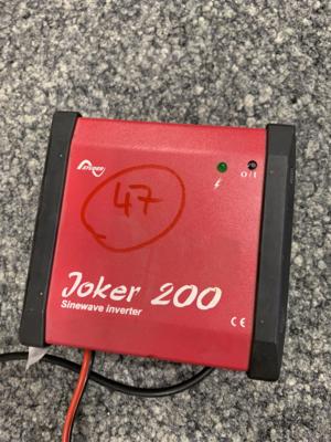 Wechselrichter "Studer Joker 200", - Motorová vozidla a technika