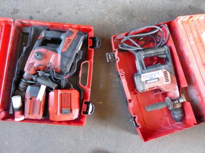 2 Bohrhämmer "Hilti", - Cars and vehicles