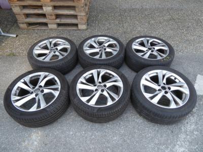 6 Sommerreifen "Semperit, Bridgestone" auf Alufelgen, - Cars and vehicles