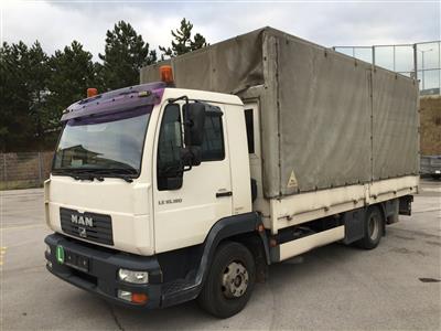 LKW "MAN LE 10.180" Pritsche mit Plane, - Cars and vehicles