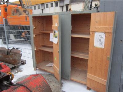Werkzeugkasten aus Holz, - Macchine e apparecchi tecnici