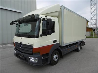 LKW "Mercedes Benz Atego mit Kühlkoffer", - Cars, construction- and forestry machinery