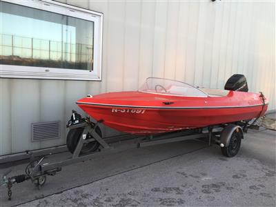 Motorboot "Dateline Bounty", - Fahrzeuge, Baumaschinen und Forsttechnik