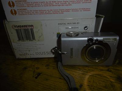 Digitalkamera "Canon Ixus500", - Motorová vozidla/technika