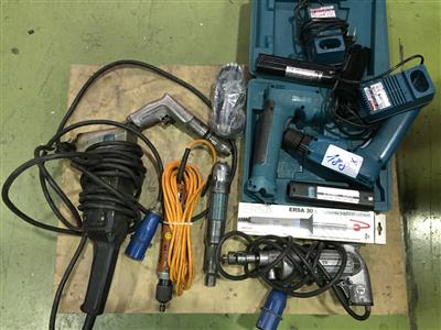 Diverses Elektro- und Pressluftwerkzeug, - Apparecchi tecnici