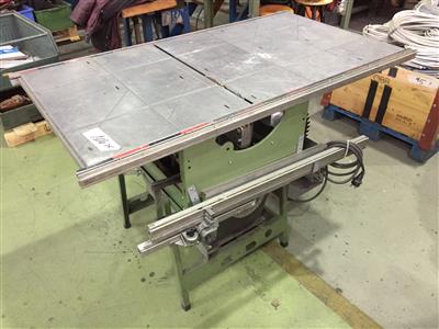 Tischkreissäge "Mafell Erika 6S", - Metall- und Kunststoffbearbeitende Maschinen, Werkstätteneinrichtung und Rohmaterial