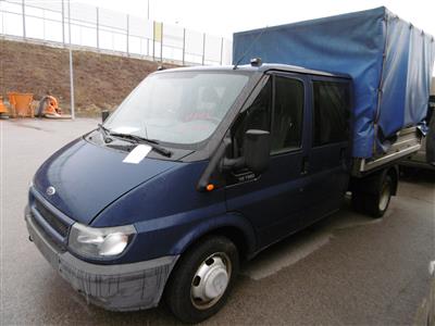 LKW "Ford Transit Doka-Pritsche 350M", - Cars and vehicles
