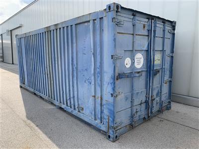 Material-Container "Containex 20" mit Doppeltüre, - Fahrzeuge und Technik