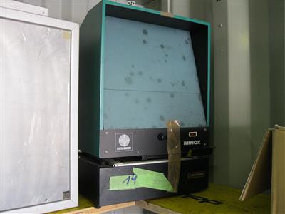 Mikrofilm-Lesegerät, - Macchine e apparecchi tecnici
