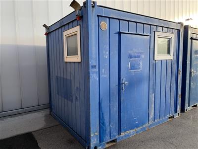 Wasch- und Toilettencontainer "Containex 10'", - Macchine e apparecchi tecnici