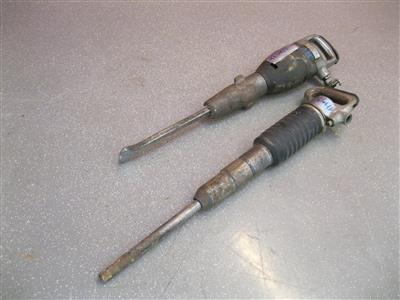 2 Stück Abbruchhammer DL mit Meißel, - Motorová vozidla a technika