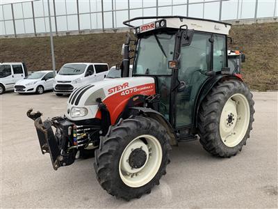 Traktor "Steyr Kompakt 4075", - Fahrzeug und Technik