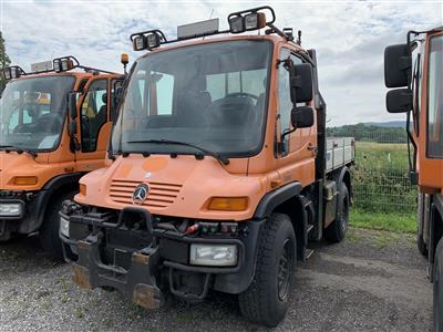 Zugmaschine "Unimog U300 Dreiseitenkipper", - Fahrzeuge und Technik Land NÖ