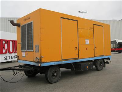 LKW-Anhänger "Hangler-Jenbach 2AFZ10-C160SEF" mit Stromerzeuger 337 kVA, - Fahrzeuge und Technik