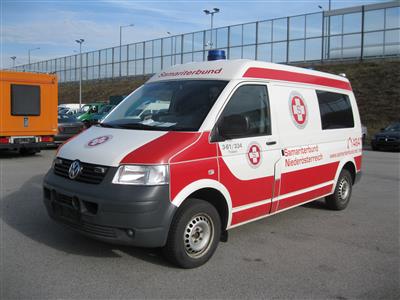 Krankentransporter "VW T5 MD-Kastenwagen LR 2.5 TDI 4motion DPF", - Fahrzeuge und Technik
