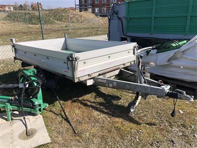 Einachsanhänger "Pongratz RK2600/15" Rückwärtskipper, - Traktoren und Geräte Land- und Forstwirtschaft