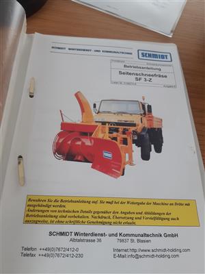 Seitenschneefräse "Schmidt SF3Z", - Fahrzeuge und Technik