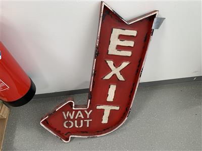 Tafel "Exit", - Fahrzeuge und Technik