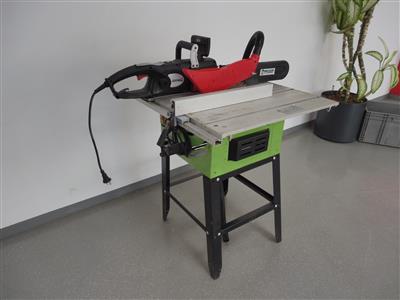 Tischkreissäge "Zipper ZI-FKS250" und E-Kettensäge "Powertec Garden", - Fahrzeuge und Technik