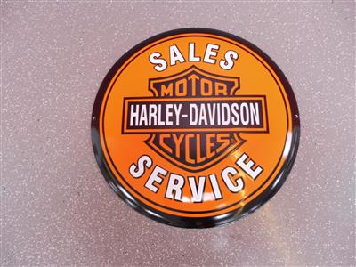 Werbeschild "Harley-Davidson", - Motorová vozidla a technika