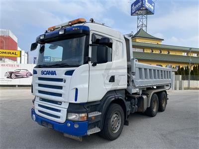 LKW "Scania R420 LB/6 x 4 HHA (Euro 4)" mit 3-Seitenkipper, - Cars and vehicles
