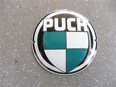 Werbeschild "Puch", - Cars and vehicles