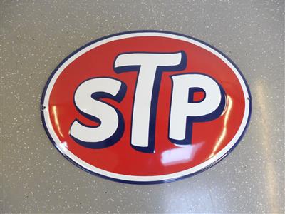 Werbeschild "STP", - Cars and vehicles