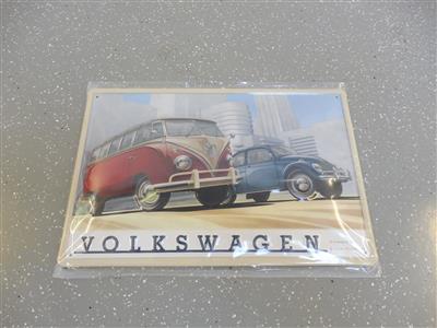 Werbeschild "Volkswagen", - Cars and vehicles