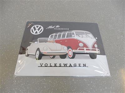 Werbeschild "VW Classics", - Cars and vehicles