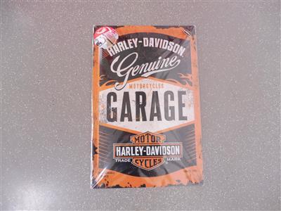 Werbeschild "Harley Davidson Garage", - Macchine e apparecchi tecnici